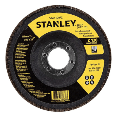 DISCO TRASLAPADO 115MM Z120 STANLEY STA4120FZ1