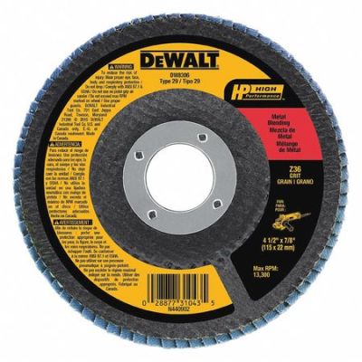 DISCO FLAP ZIRCONIA 115MM Z36 DEWALT DW8306