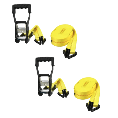 PACK TT 2 ESLINGAS CON RATCHET 8,2 MTS X 2