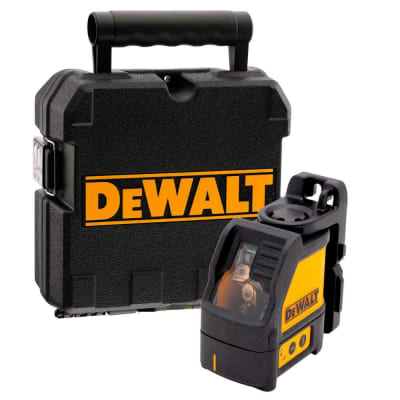 NIVEL LÁSER AUTONIVELANTE LÍNEA CRUZADA ROJAS 50' (15M) DEWALT DW088K1