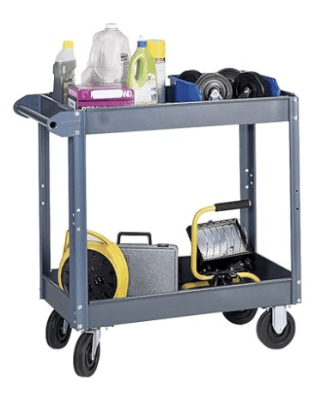 CARRO DE SERVICIO HD 2 NIVELES 80X40X70CMS EDSAL SC-50001