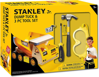 JUEGO DE CAMION CON VOLQUETA Y HERRAMIENTAS  STANLEY ST0K006-03-SY1