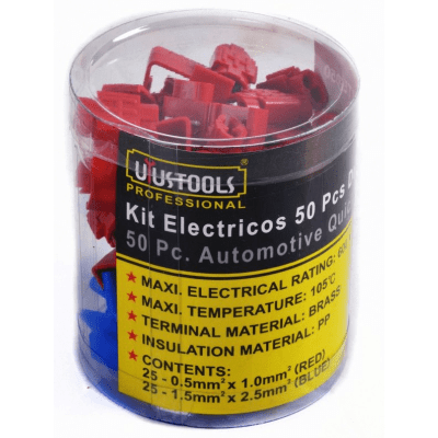SET EMPALMES ELÉCTRICOS 50 PCS UYUSTOOLS KTE0501