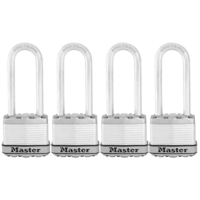 SET DE 4PC CANDADOS METALICOS MASTER LOCK M1XQLJ1