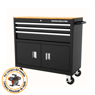 MESON DE TRABAJO 3 CAJONES Y 2 PUERTAS ADVANTAGE PRO MAT1-018 TT