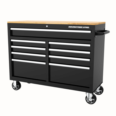 MESON DE TRABAJO  9 CAJONES NEGRO ADVANTAGE PRO MAT1-0191