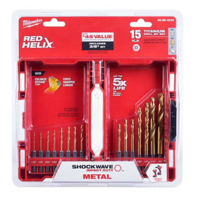 SET DE 15 BROCAS MILWAUKEE 48-89-4630