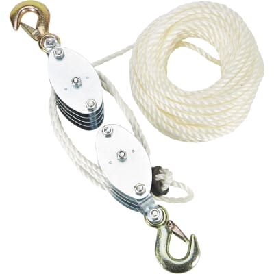 SET DE POLEAS Y CUERDA HEAVY DUTY 180951