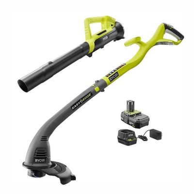 SET ORILLADORA Y SOPLADORA RYOBI 18V P2036VNM1
