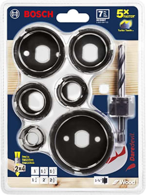 SET SACABOCADOS BOSCH 7 PCS HCD007