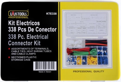 SET ELECTRICO DE CONECTOR 338 PIEZAS UYUSTOOL KTE3381