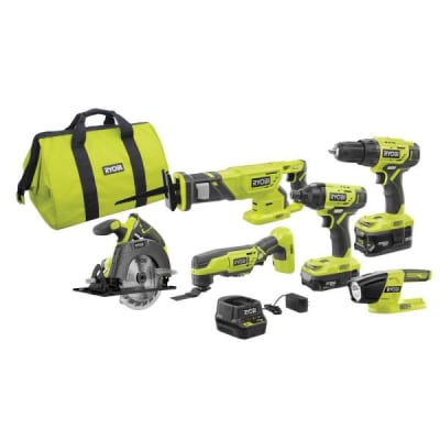 SET 6 HERRAMIENTAS 18V P1819 RYOBI1