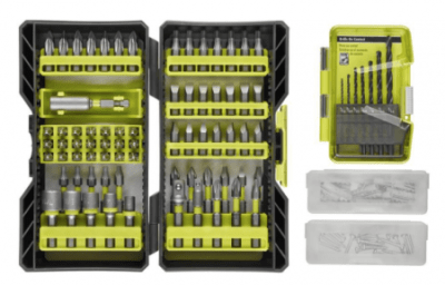 SET DE PUNTAS Y BROCAS 142 PCS RYOBI A9814211