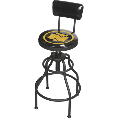 SILLA DE TALLER AJUSTABLE CON RESPALDO NORTHERN TOOL 202301
