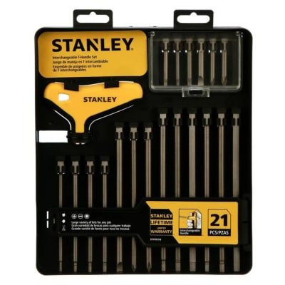 JUEGO ATORNILLADORES INTERCAMBIABLE 21 PCS STANLEY STHT81218