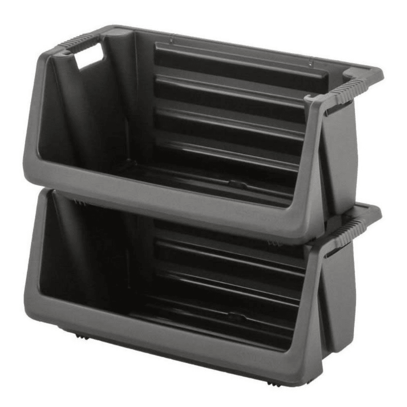 PACK 3 UNIDADES ORGANIZADOR APILABLE NEGRO HUSKY 10020648793