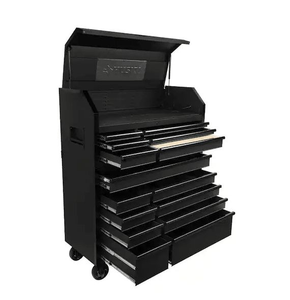 CAJA HERRAMIENTAS HUSKY 15 CAJONES 130 CM NEGRO MATE 10043230263