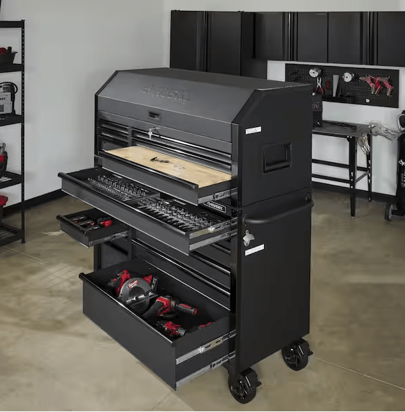 CAJA HERRAMIENTAS HUSKY 15 CAJONES 130 CM NEGRO MATE 10043230266