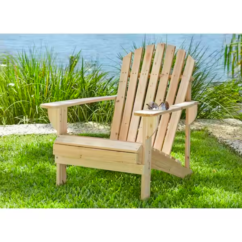 SILLA ADIRONDACK MADERA NATURAL HAMPTON BAY 10047632833