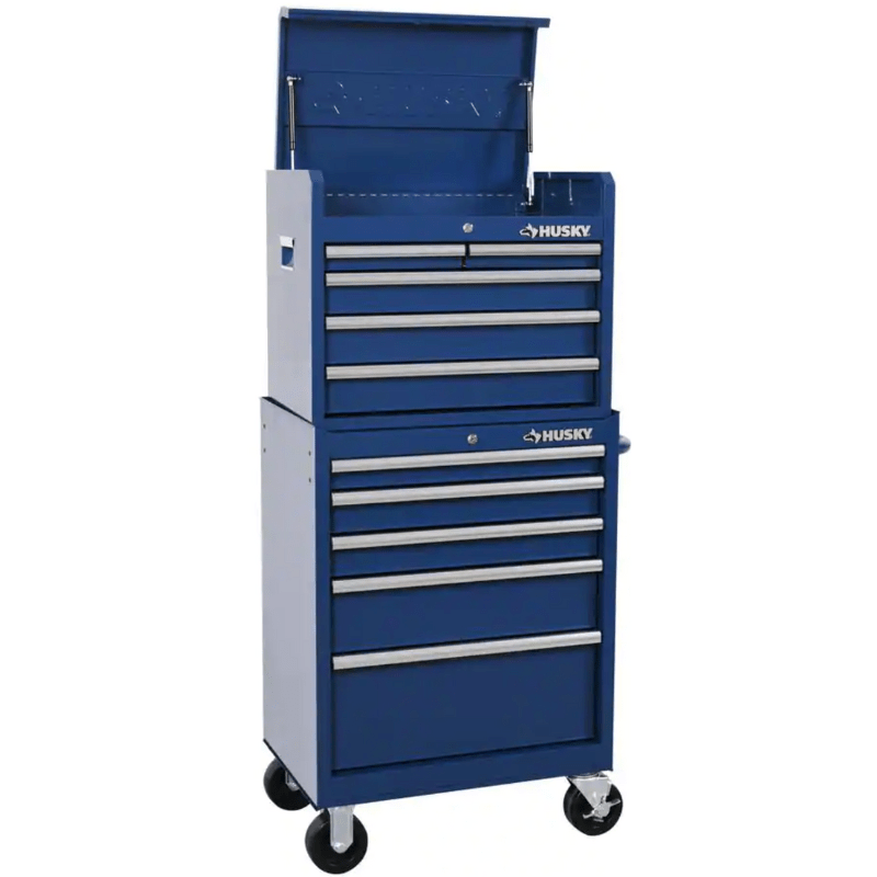 CAJA HERRAMIENTAS 27IN 10 CAJONES AZUL HUSKY 10071384893