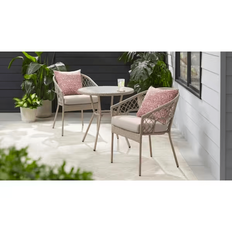 JUEGO DE TERRAZA 3 PIEZAS CON COJINES  STYLEWELL 10075908003