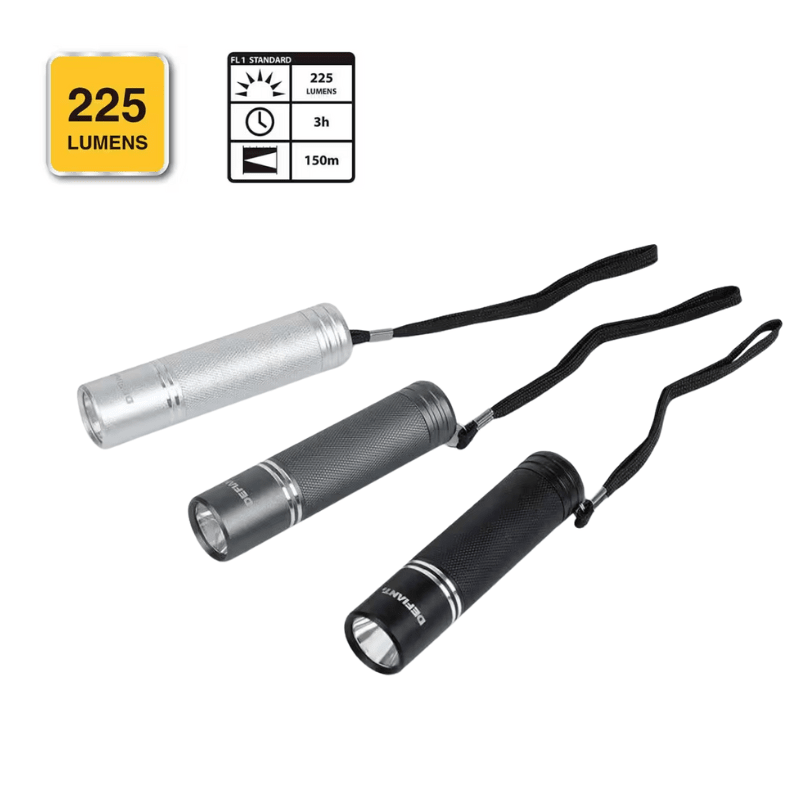 PACK 3 LINTERNAS DE ALUMINIO 225 LUMENS DEFIANT 10095798552
