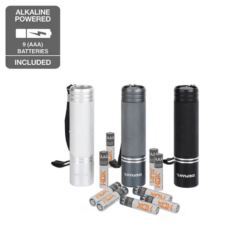 PACK 3 LINTERNAS DE ALUMINIO 225 LUMENS DEFIANT 10095798553