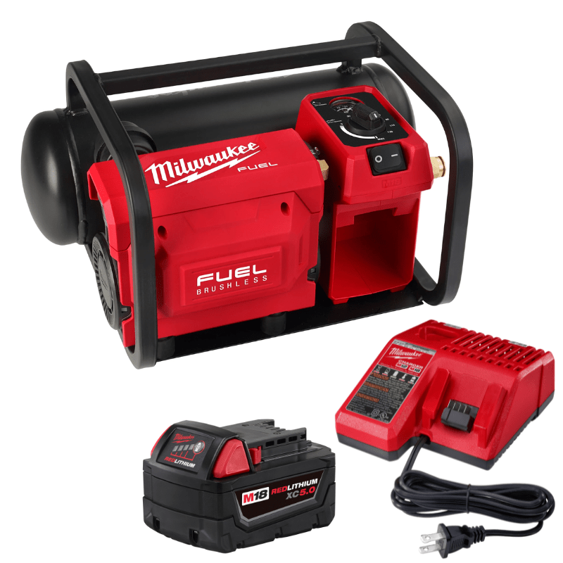 KIT TT COMPRESOR SILENCIOSO COMPACTO M18 + KIT INICIO MILWAUKEE 2840-159TT 0
