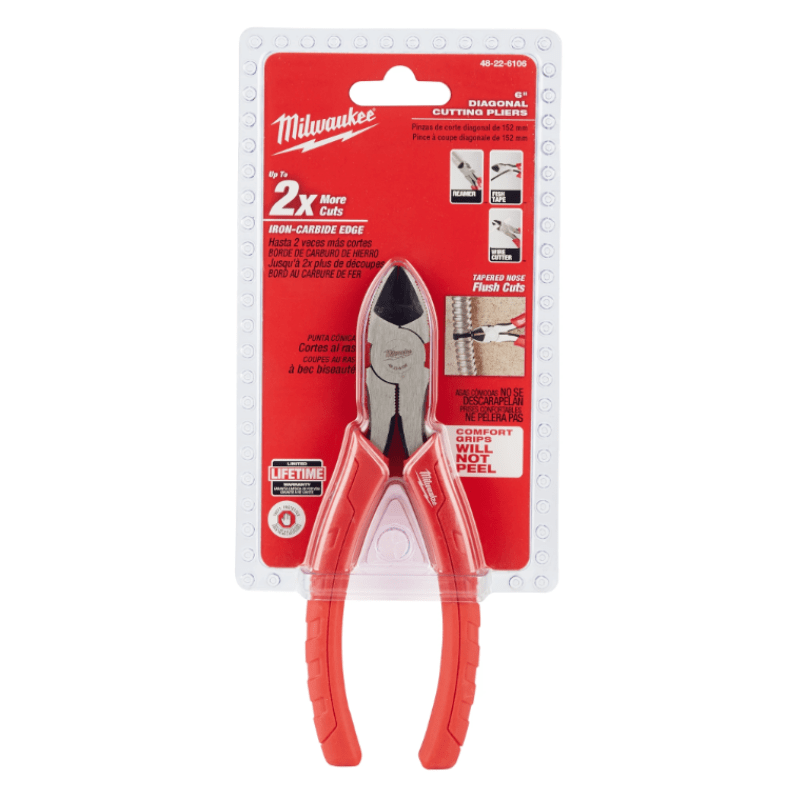 ALICATE DE CORTE DIAGONAL MILWAUKEE 48-22-6106 0