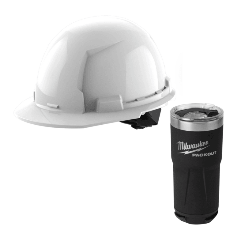 VASO NEGRO 20 OZ 48-22-8392B + CASCO MILWAUKEE 48-73-1200 0