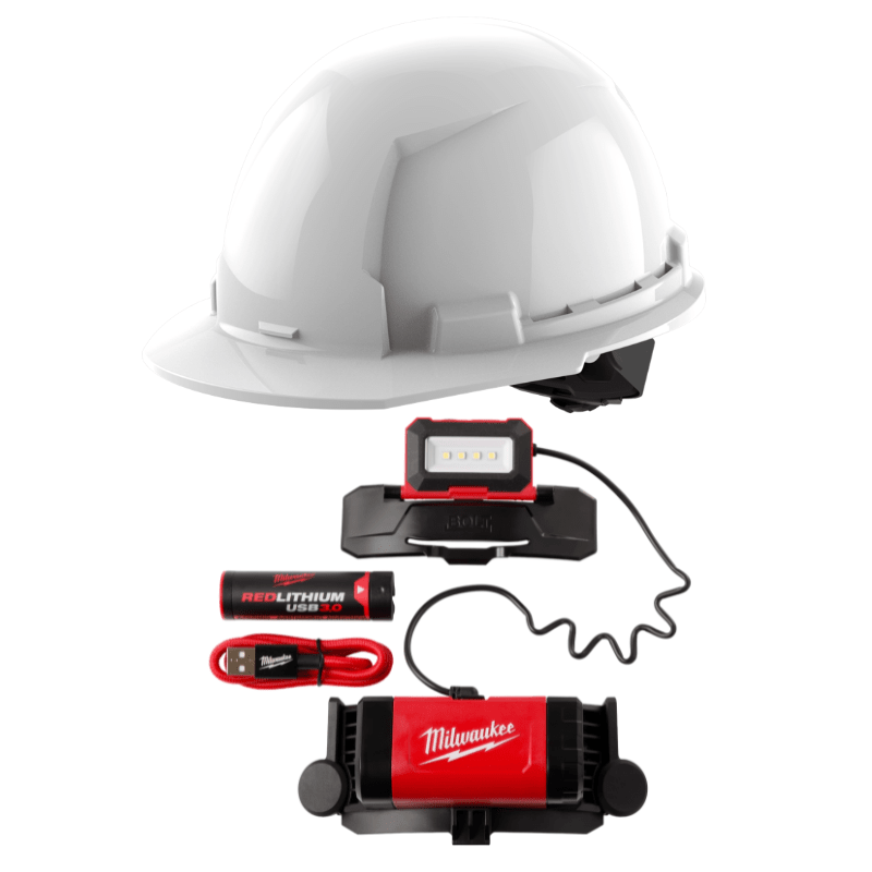 KIT TT LINTERNA PARA CASCO 600 L USB 2118-21 + CASCO BOLT 48-73-1100 MILWAUKEE TT2118-21-11002