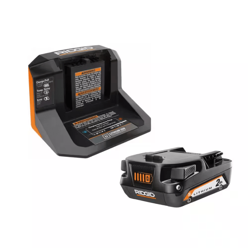 SET BATERIA 2AH Y CARGADOR RIDGID AC9302 0