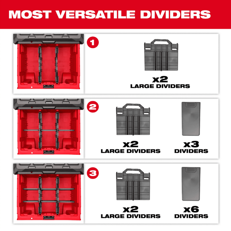 CAJA HERRAMIENTA RODANTE CON CAJONES PACKOUT MILWAUKEE 48-22-842012