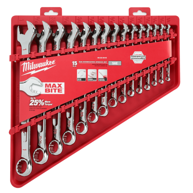 JUEGO 15 LLAVES SAE MILWAUKEE 48-22-9415 0