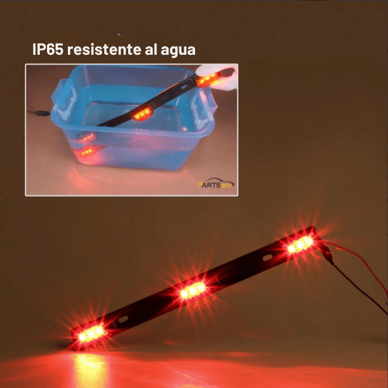 FOCOS 3 LUCES LED ROJO (2 PCS) PARTSAM 1279956