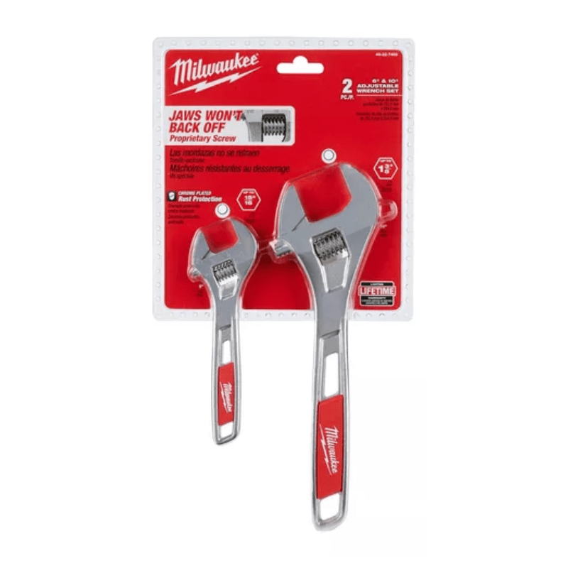 SET DE 2 LLAVES AJUSTABLES DE 6