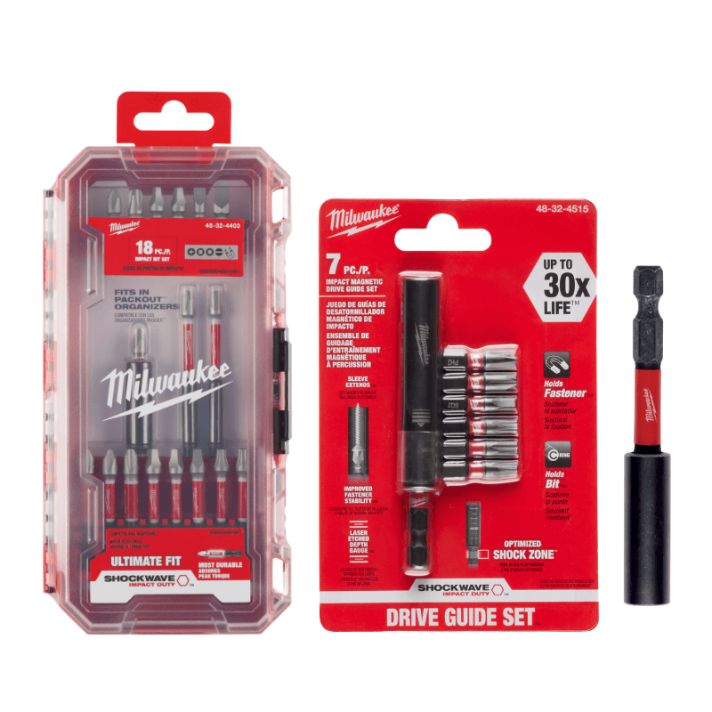 PACK SOPORTE DE PUNTAS SHOCKWAVE 48-32-4305 + SET 18 PUNTAS 48-32-4403 + ADAPTADOR 48-32-4515 0