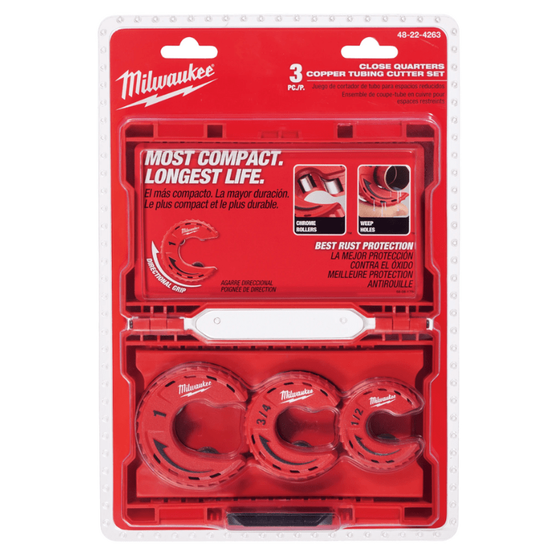 SET 3 CORTADORES DE TUBOS MILWAUKEE 48-22-4263 0