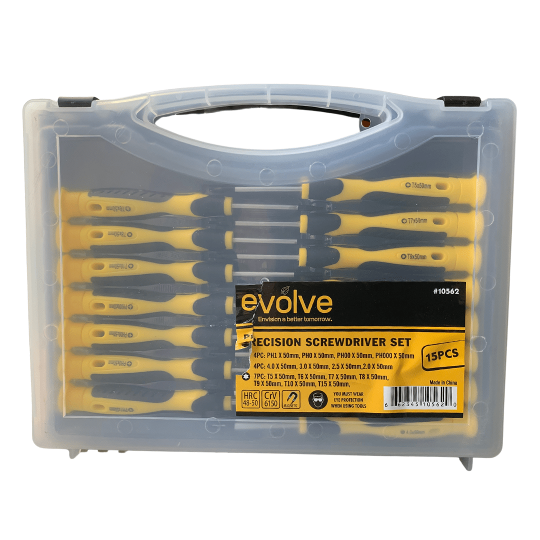 JUEGO DE 15 DESTORNILLADORES DE PRECISIÓN 10562 0