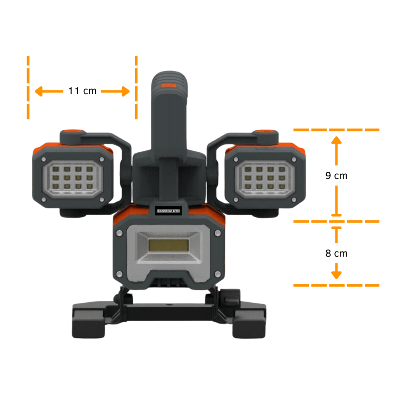 LUZ DE TRABAJO LED 3 FOCOS 2000 LUMENES ADVANTAGE PRO 160021514