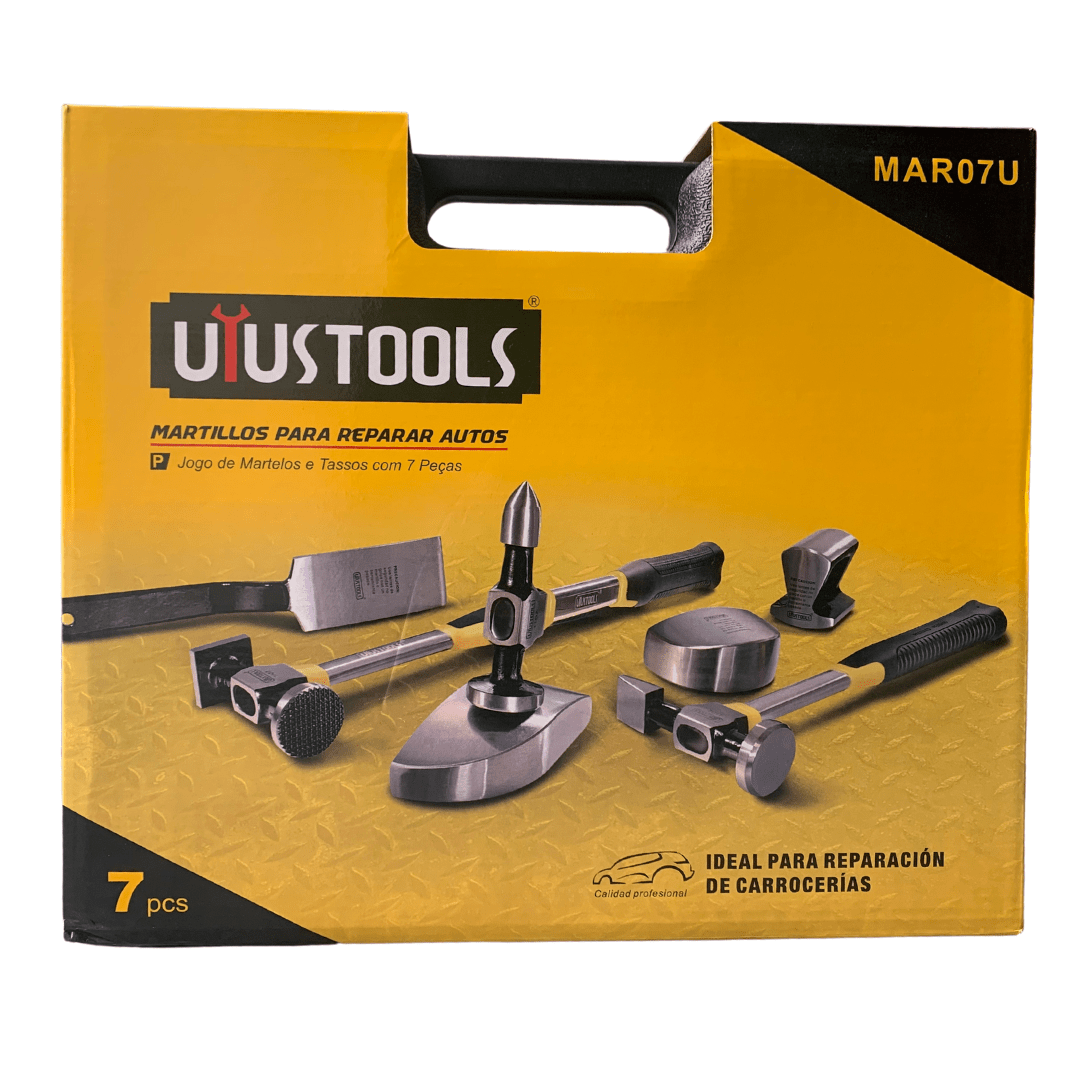 JUEGO DE 7 MARTILLOS PARA REPARACIÓN DE AUTOS UYUSTOOLS MAR07U3