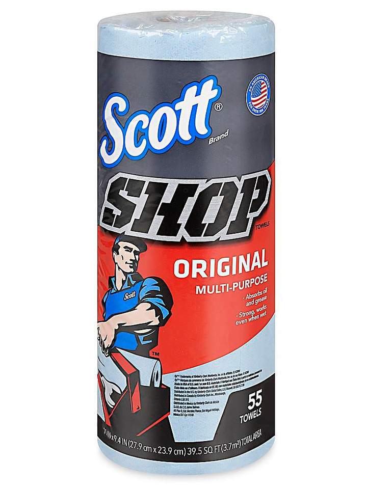 ROLLO TOALLA MECANICO AZUL SCOTT 55 UN 0