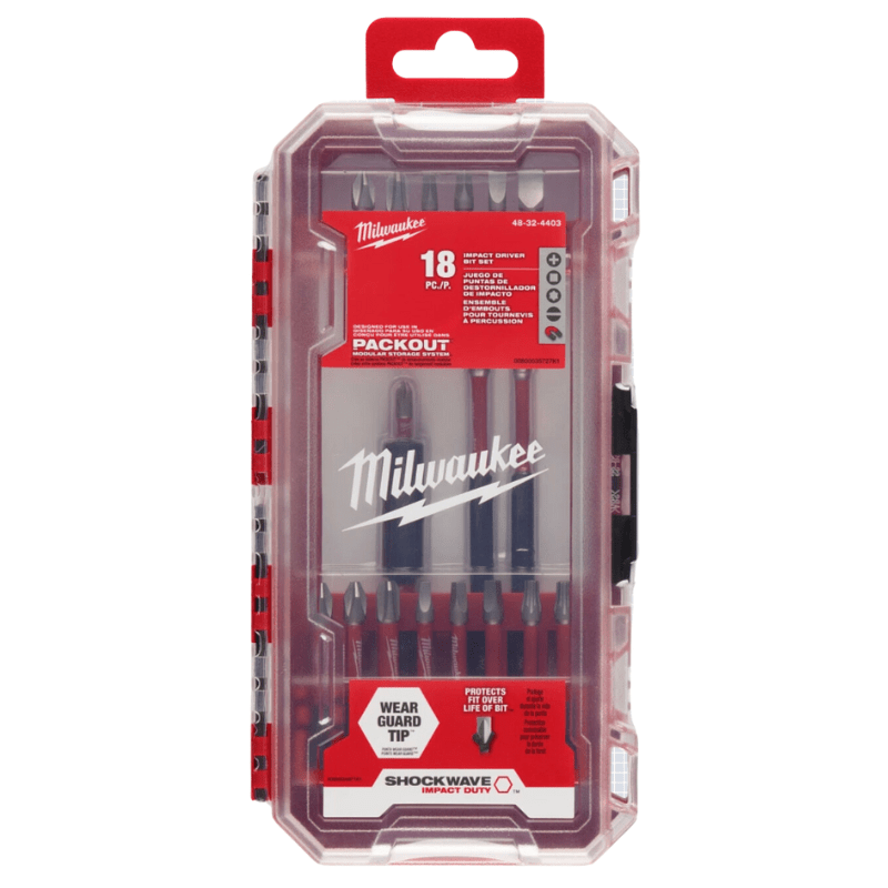 SET 18 PUNTAS DE IMPACTO MILWAUKEE 48-32-4403 0