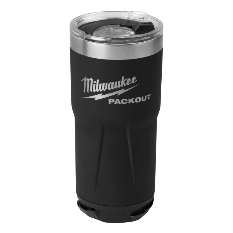 VASO 20 OZ PACKOUT NEGRO MILWAUKEE 48-22-8392B 0