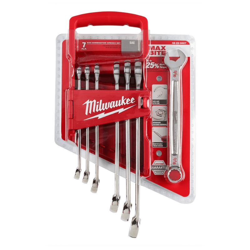 SET 7 LLAVES PUNTA CORONA SAE MILWAUKEE 48-22-9407 0
