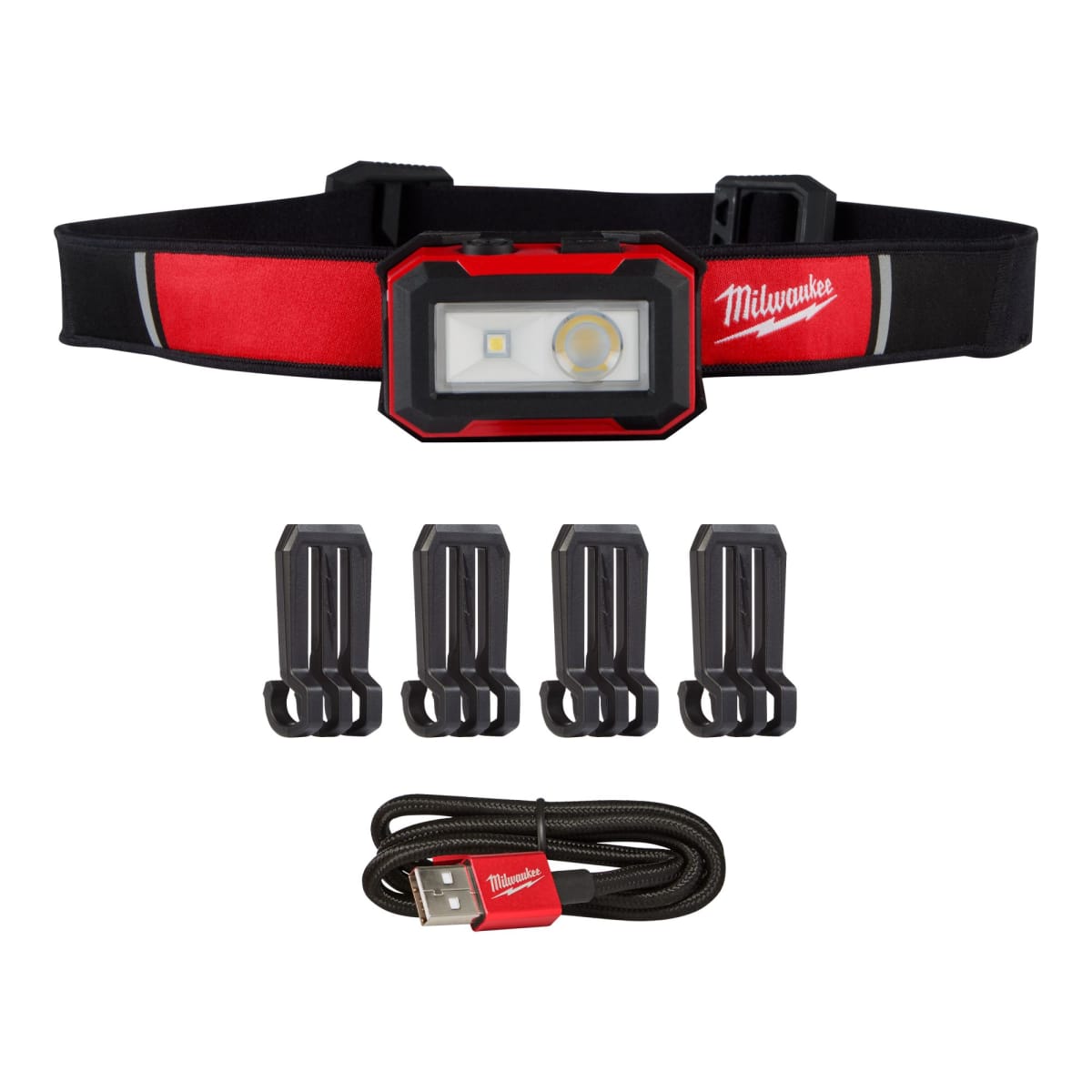 LINTERNA LED CASCO RECARGABLE MILWAUKEE 2012R3