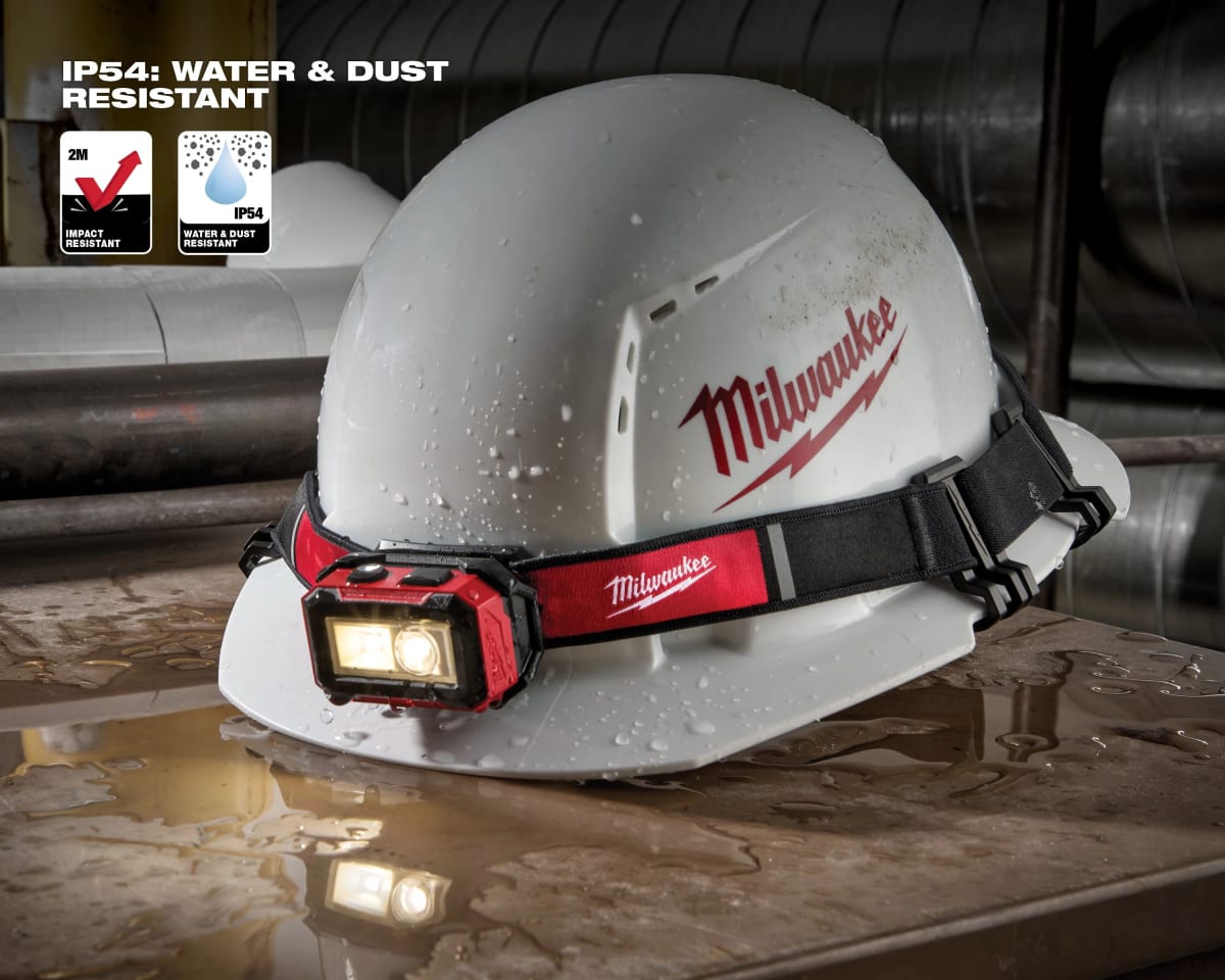 LINTERNA LED CASCO RECARGABLE MILWAUKEE 2012R7