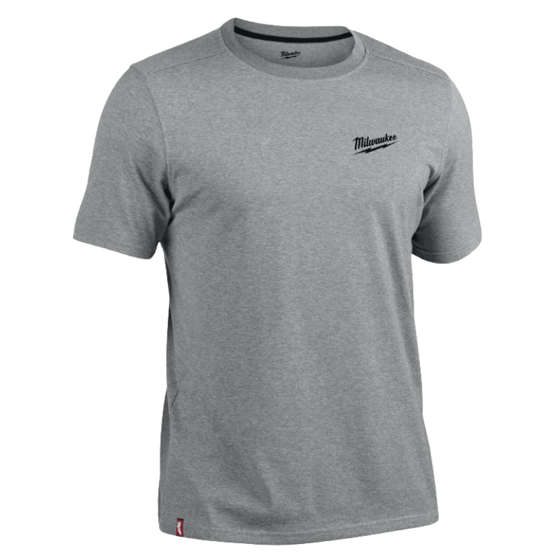 POLERA DE TRABAJO GRIS L HÍBRIDA FREEFLEX MILWAUKEE 603G-L2