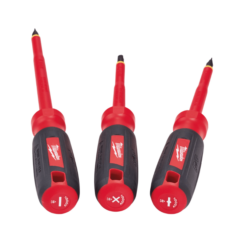 JUEGO 3 DESTORNILLADORES CON AISLAMIENTO 1000V MILWAUKEE 48-22-22022