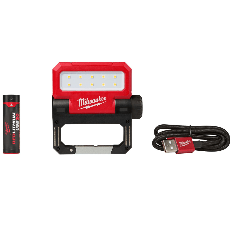 REFLECTOR PIVOTANTE ROVER RECARGABLE POR USB MILWAUKEE 2114-21 0